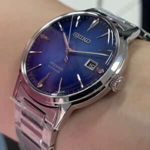 Seiko Automatico Presage Cocktail Time The Aviation SRPJ13J1 Azul Prata - Image 3