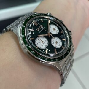 Seiko Cronograph SSB481B1 Verde Prata - Image 3