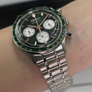 Seiko Cronograph SSB481B1 Verde Prata - Image 5