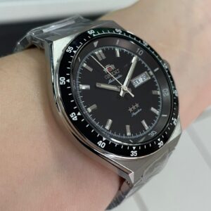 Orient Automatico 3 Estrelas Heritage YN6SS003-PE Preto Verde - Imagem 3