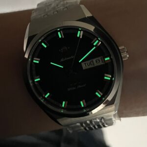 Orient Automatico 3 Estrelas Heritage YN6SS014-E Verde Prata - Imagem 7