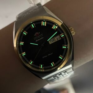 Orient Automatico 3 Estrelas Heritage YN6TT014 Preto Dourado - Imagem 7