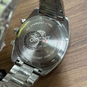 Orien Solartech Masculio Cronógrafo MBSSC297 Prata - Imagem 8
