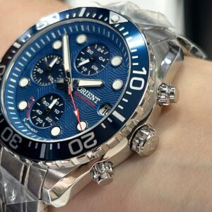 Orient Solartech 200m MBSSC300 Azul Prata - Imagem 3