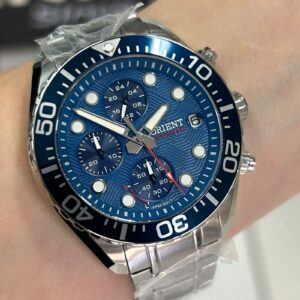 Orient Solartech 200m MBSSC300 Azul Prata - Imagem 1