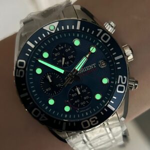 Orient Solartech 200m MBSSC300 Azul Prata - Imagem 5