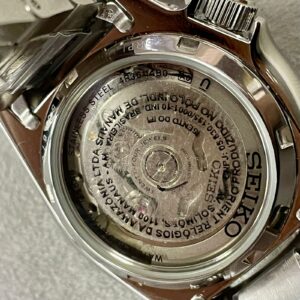 Seiko Automatico 5 Sports 38 mm SRPL77B1 Azul Prata - Imagem 5