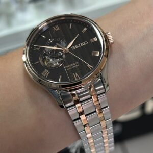 Seiko Presagem Japanese Garden SSA466 Marrom Prata - Imagem 3