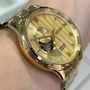 Seiko Presagem Japanese Garden SSA468 Dourado - Imagem 5