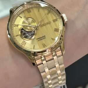 Seiko Presagem Japanese Garden SSA468 Dourado - Imagem 3