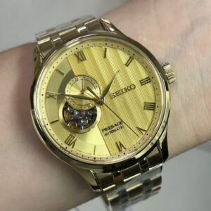 Seiko Presagem Japanese Garden SSA468 Dourado - Imagem 1