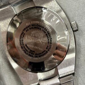 Orient Automático Três Estrelas 469SS087NH Marrom Prata - Imagem 7