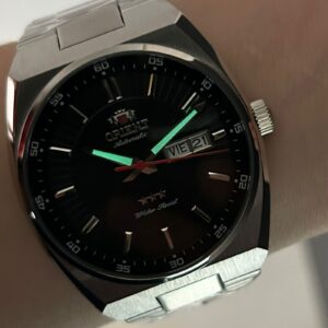 Orient Automático Três Estrelas 469SS087NH Preto Prata - Imagem 5
