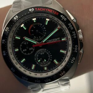 Orient  Elite  Land SOLARTECH MBSSC298-P Preto Prata - Imagem 6