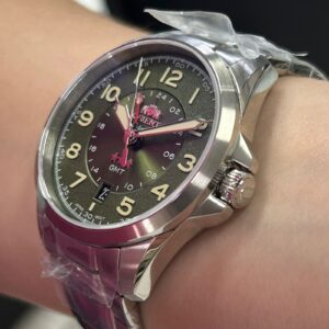 Orient Automatico GMT NH3SS017-E  Verde Prata - Imagem 2