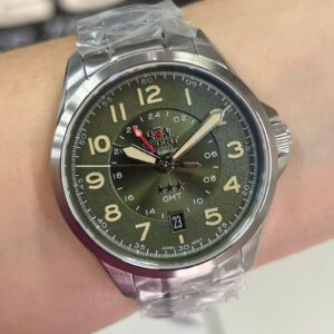 Orient Automatico GMT NH3SS017-E  Verde Prata - Imagem 5