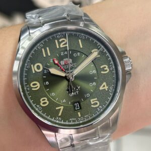 Orient Automatico GMT NH3SS017-E  Verde Prata - Imagem 1