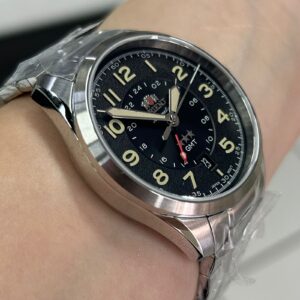 Orient Automatico GMT NH3SS017-P Preto Prata - Imagem 3