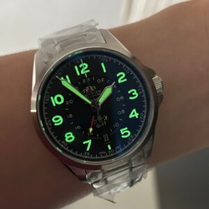 Orient Automatico GMT NH3SS017-P Preto Prata - Imagem 6