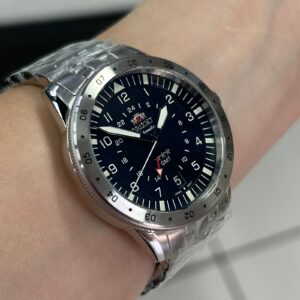 Orient Automatico GMT NH3SS018-P Preto Prata - Imagem 3