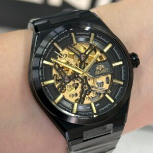 Orient Automático Esqueleto NH7YY007-P Preto - Imagem 5