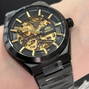 Orient Automático Esqueleto NH7YY007-P Preto - Imagem 4