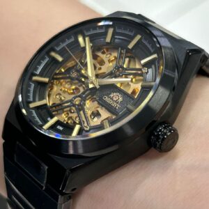 Orient Automático Esqueleto NH7YY007-P Preto - Imagem 2