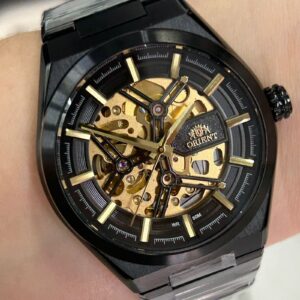 Orient Automático Esqueleto NH7YY007-P Preto - Imagem 1