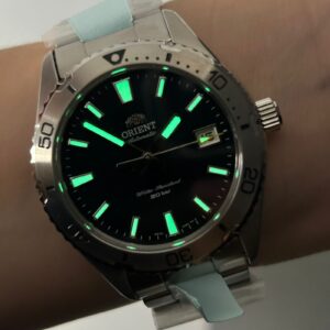 Orient Mako automático CLássico RA-AC0Q02L30B Azul Prata - Imagem 6