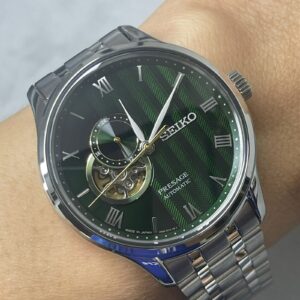 Seiko Presage Japanese Garden SSA463 Verde Prata - Imagem 1