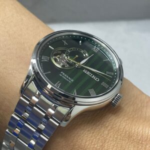 Seiko Presage Japanese Garden SSA463 Verde Prata - Imagem 2