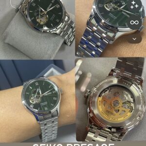 Seiko Presage Japanese Garden SSA463 Verde Prata - Imagem 7