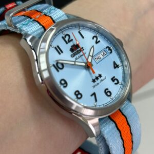 Orient 3 estrelas Automático Sports Land YN6SN009 Azul - Imagem 3