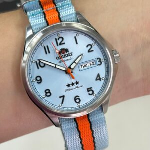 Orient 3 estrelas Automático Sports Land YN6SN009 Azul - Imagem 1