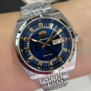 Orient Automatico Heritage YN6SS018-D Azul Prata - Imagem 1