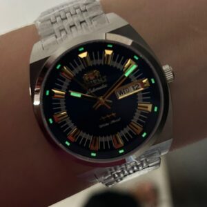 Orient Automatico Heritage YN6SS018-D Azul Prata - Imagem 6