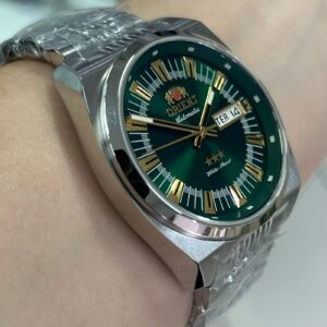 Orient Automatico Heritage YN6SS018-E Verde Prata - Imagem 3