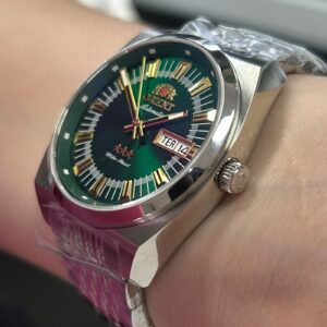 Orient Automatico Heritage YN6SS018-E Verde Prata - Imagem 2