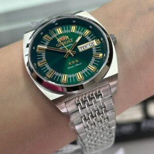 Orient Automatico Heritage YN6SS018-E Verde Prata - Imagem 4