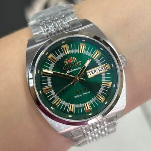 Orient Automatico Heritage YN6SS018-E Verde Prata - Imagem 1
