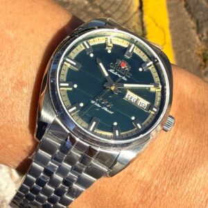 Orient Automatico 3 Estrelas Heritage YN6SS019 verde Prata - Imagem 2