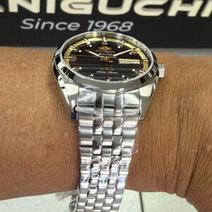 Orient Automatico 3 Estrelas Heritage YN6SS019 Grafite Prata - Imagem 5