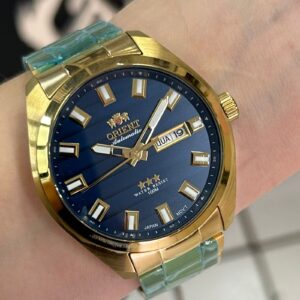 Orient 3 estrelas Automático 469GP076F Azul Dourado - Imagem 1
