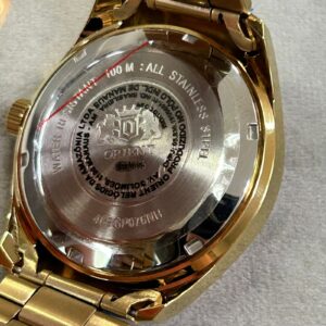 Orient 3 estrelas Automático 469GP076NH Branco Dourado - Imagem 5