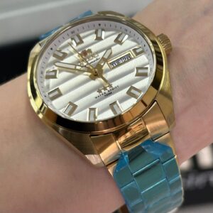 Orient 3 estrelas Automático 469GP076NH Branco Dourado - Imagem 4