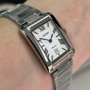 ORIENT Tank Feminino Eternal Safira GBSS1058  Branco Prata - Imagem 3