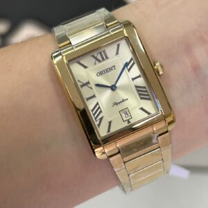 Orient Eternal Safira Quartzo GGSS1021 Champanhe Dourado - Imagem 5