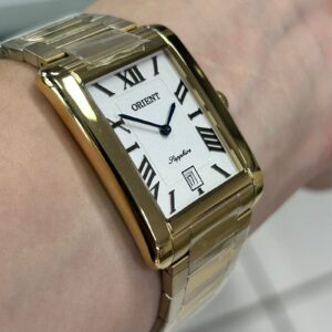 Orient Eternal Safira Quartzo GGSS1021 Branco Dourado - Imagem 3