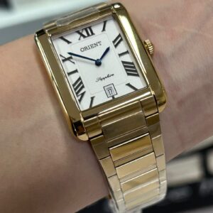 Orient Eternal Safira Quartzo GGSS1021 Branco Dourado - Imagem 4