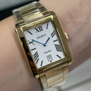 Orient Eternal Safira Quartzo GGSS1021 Branco Dourado - Imagem 5